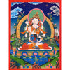 Vajrasattva Shakti Thangka Painting - Art Of Tibet